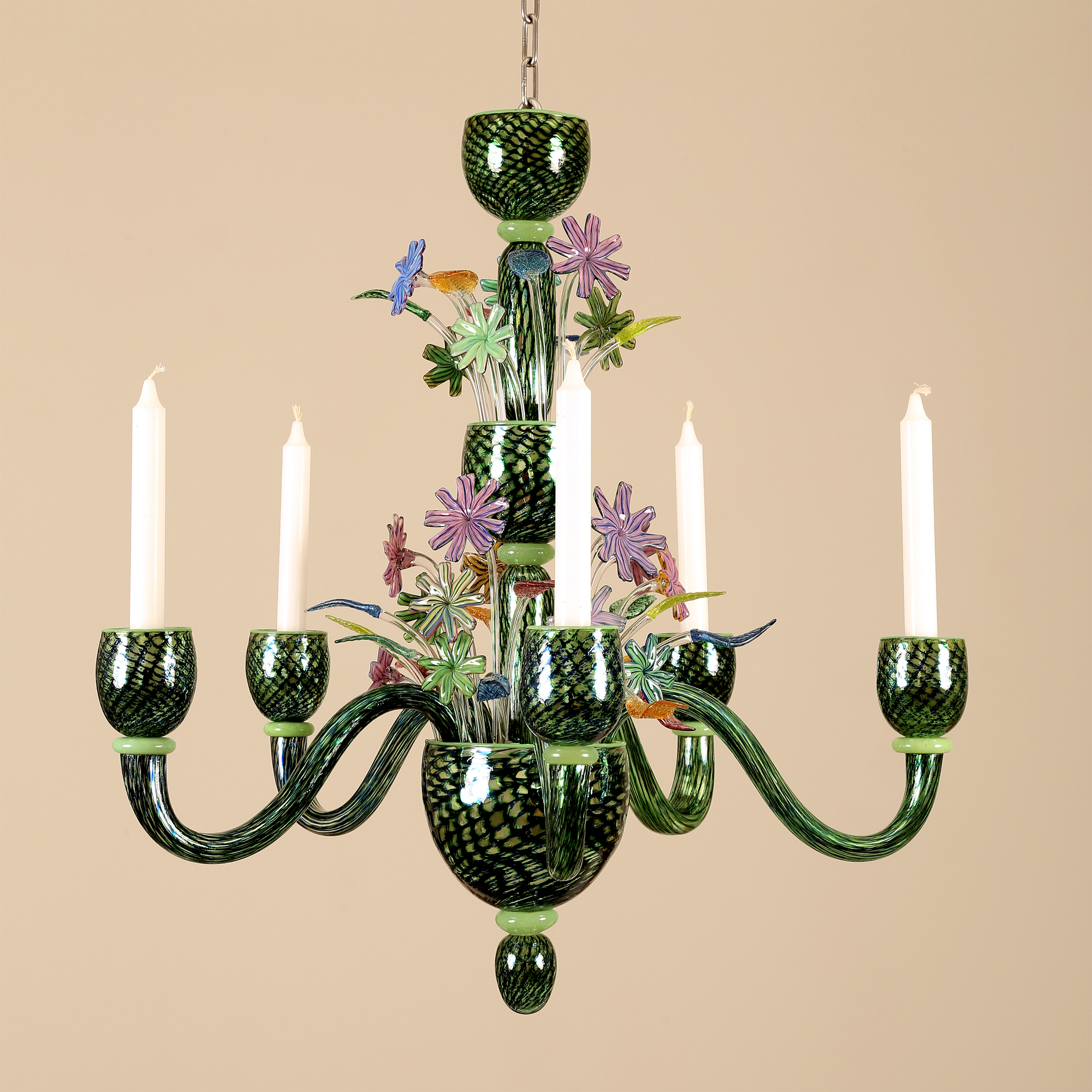 Grön glitterkrona 2500x2500